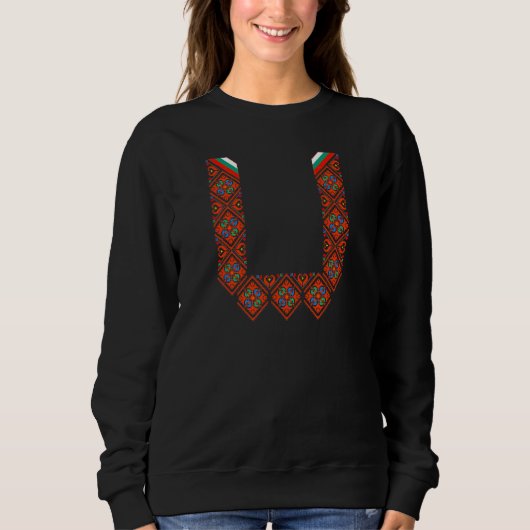Sweatshirt Shevitsa et drapeau bulgares (Devant)