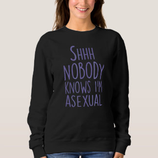 Sweatshirt Shhh Personne ne sait que je suis un drapeau de fi