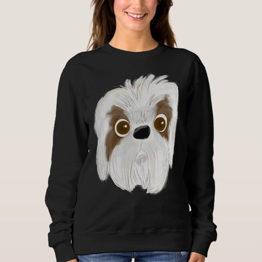 Sweatshirt Shih Tzu 19 (Devant)