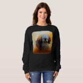 Sweatshirt Shih Tzu Portrait Chien (Devant entier)