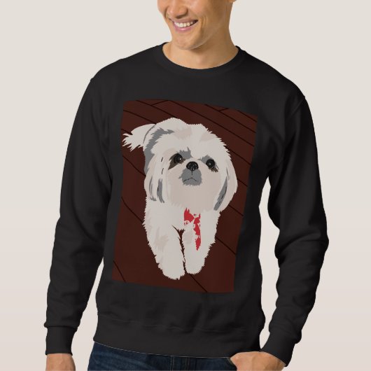 Sweatshirt Shih Tzu Premium Scoop (Devant)