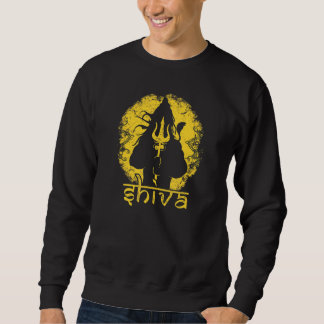 Sweatshirt Shiva Trident Divin Hommes Dieux Hindous Lord Shiv