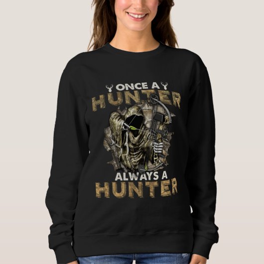 Sweatshirt Shooting Archery Deer Archer Bow Hunting Hunter (Devant)
