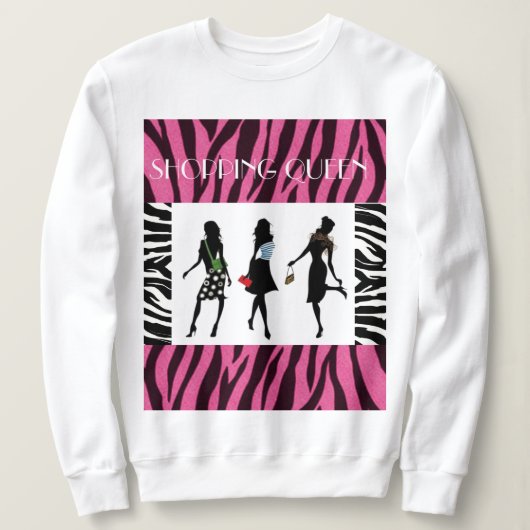 Sweatshirt SHOPPPING QUEEN COLLECTION Dames (Design devant)