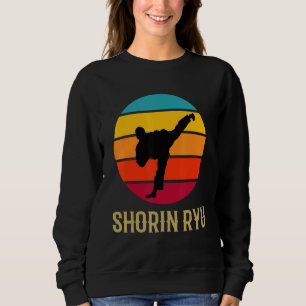 Sweatshirt Shorin Ryu Karate Main Sunset Martial Art Vintage