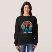 Sweatshirt Short and Sassy Poodle Funny Dog (Devant entier)