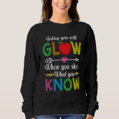 Sweatshirt Show What You Know Exam Test Testing Day Students  (Devant)