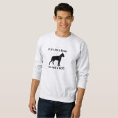 Sweatshirt - si ce n'est pas un boxeur que c'est (Devant entier)