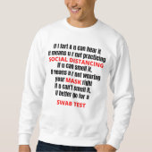 Sweatshirt Si Je Pense Et Que Vous Pouvez L'Entendre (Devant)