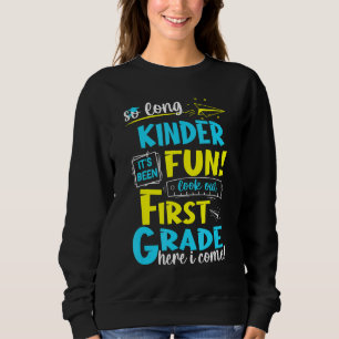Sweatshirt Si Long maternelle Première Année Ici Je Viens Gra