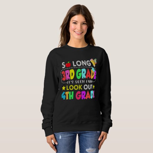 Sweatshirt Si longue 3e année 4e année ici 3e année (Devant entier)