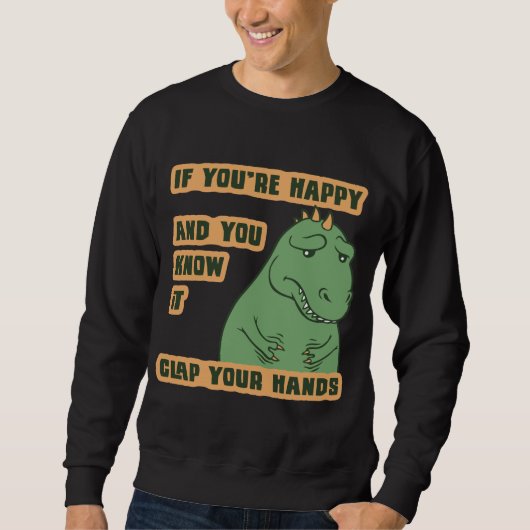 Sweatshirt Si vos bras atteignent (Devant)