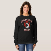 Sweatshirt Siamese Chat Maman (Devant entier)