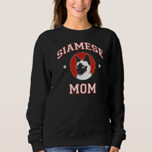 Sweatshirt Siamese Chat Maman