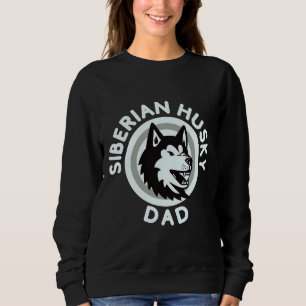 Sweatshirt Siberian Husky Papa Chien Papa