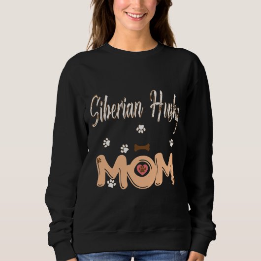 Sweatshirt Sibérie Husky Maman 6 (Devant)