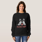 Sweatshirt Sibérie Husky Maman 9 (Devant entier)