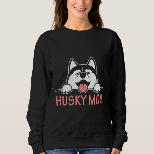 Sweatshirt Sibérie Husky Maman 9 (Devant)