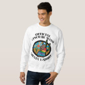 Sweatshirt Sièste officielle de Cinco De Mayo (Devant entier)