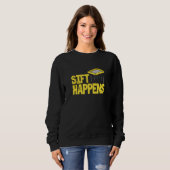 Sweatshirt Sift Happens Archaeology Archaeologist Distressed (Devant entier)