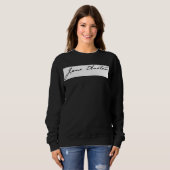 Sweatshirt Signature de Jane Austen (Devant entier)