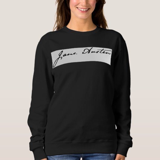 Sweatshirt Signature de Jane Austen (Devant)