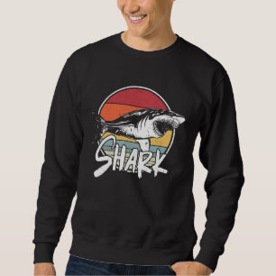 Sweatshirt Signe de la main sous l'eau de l'aileron de requin