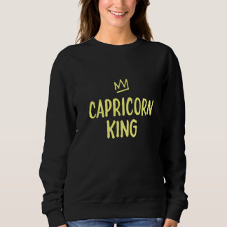 Sweatshirt Signe du zodiaque Astrologie Horoscope Roi Caprico