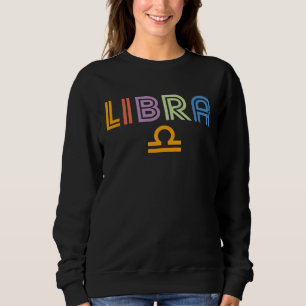 Sweatshirt Signe du zodiaque Balance Horoscope Vintage Classi