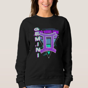 Sweatshirt Signe Gemini Zodiac Vaporwave Esthétique 80s 90s M