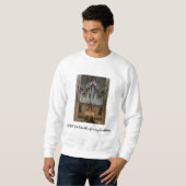 Sweatshirt SIGNE : Je voudrais ceci pour mon anniversaire - (Devant entier)