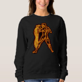 Sweatshirt SIGNE Zodiaque Aquarius Feu D'Astrologie (Devant)