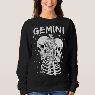 Sweatshirt SIGNE Zodiaque Gemini Twin Squelette
