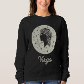 Sweatshirt SIGNE Zodiaque Virgo Graphique d'anniversaire pour (Devant)