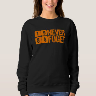 Sweatshirt Sikh Pride n'oublie jamais 1984 Singh Punjabi 1