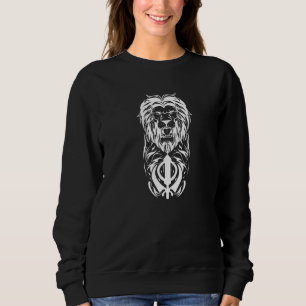 Sweatshirt Sikh Singh Lion Khanda