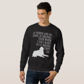 Sweatshirt S'Il N'Y A Pas De Chiens Dans Le Ciel (Devant entier)