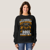 Sweatshirt S'Il S'Agit De Kayak Et Chiens 1 (Devant entier)