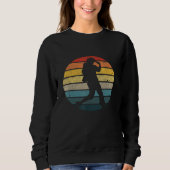 Sweatshirt Silhouette Danseuse Sur Un Rétro Déchiré (Devant)
