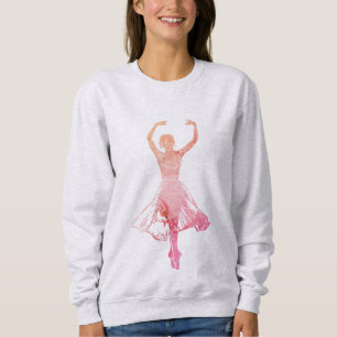 Sweatshirt Silhouette de ballerine gracieuse et poétique