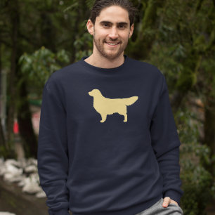 Sweatshirt Silhouette de Golden Retriever Amoureux des chien