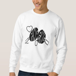 SWEATSHIRT SILHOUETTE DE PING-PONG