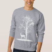 Sweatshirt Silhouette hivernale serene (Devant)