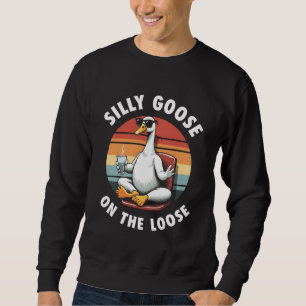 Sweatshirt Silly Goose sur Loose Meditation Yoga Retro