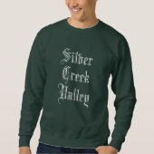 Sweatshirt Silver Creek Valley en lettres fantaisistes (Devant)