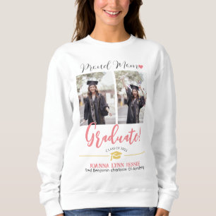 Sweatshirt Simple Elegant Graduation or Casquette Merci Scrip