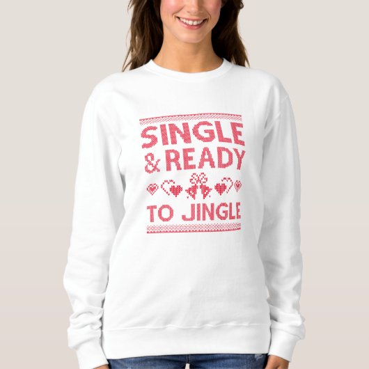 Sweatshirt Simple Et Prêt À Jingler (Devant)