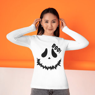 Sweatshirt Simple Happy Halloween Boo famille et amis