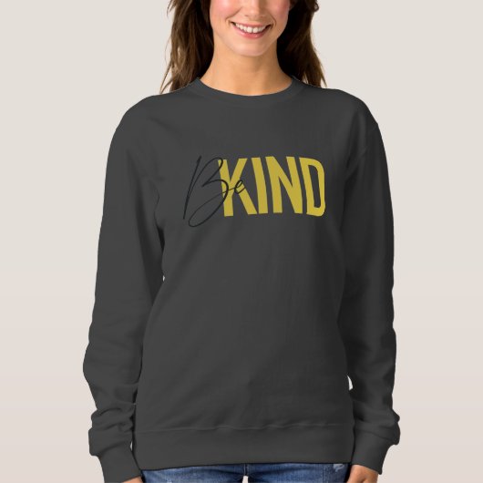Sweatshirt Simple, moderne, urbain cool design dynamique Be K (Devant)
