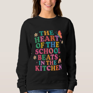 Sweatshirt Simple Serveuse De Repas De Ville De Taille Réduit